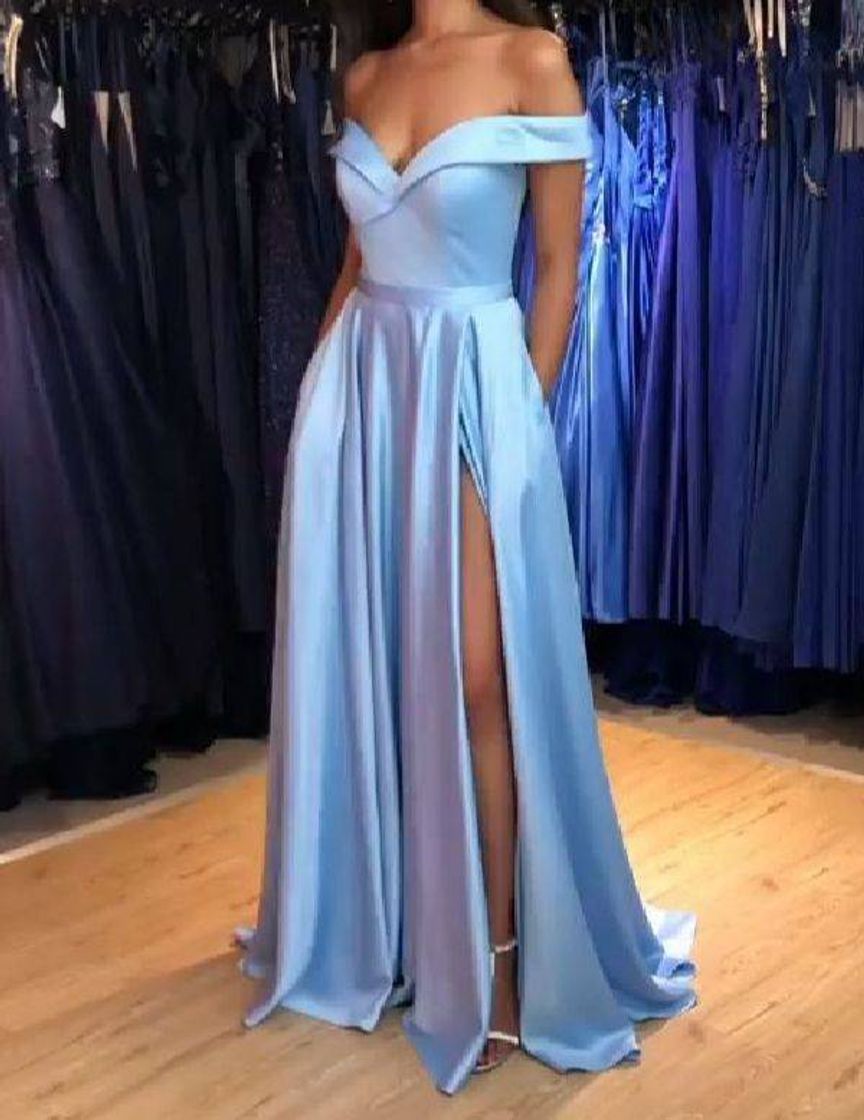 Moda Vestido Azul!