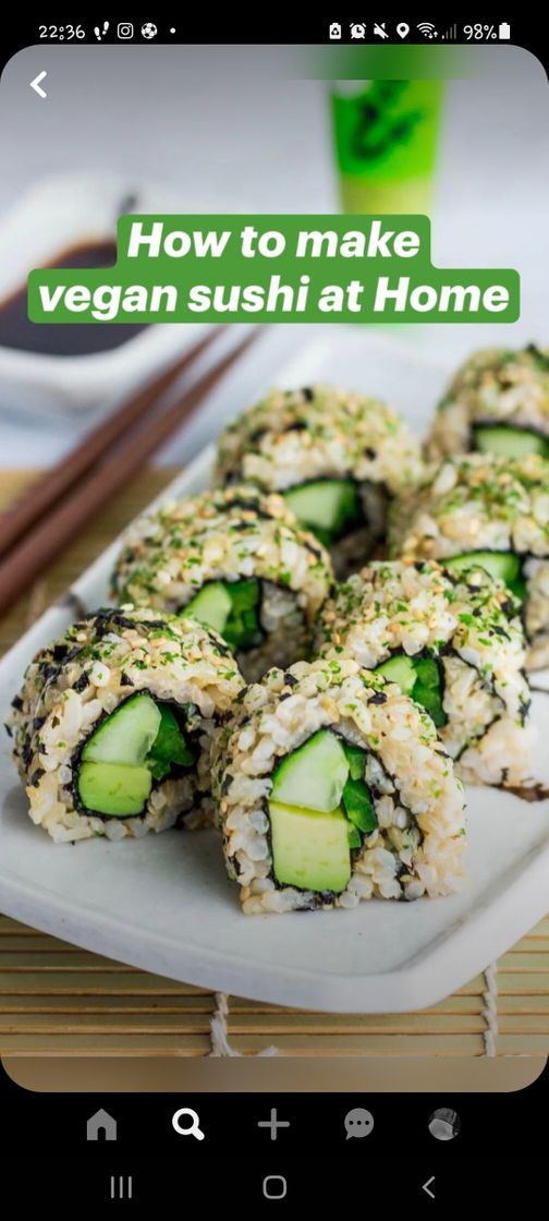 Fashion Vegan sushi