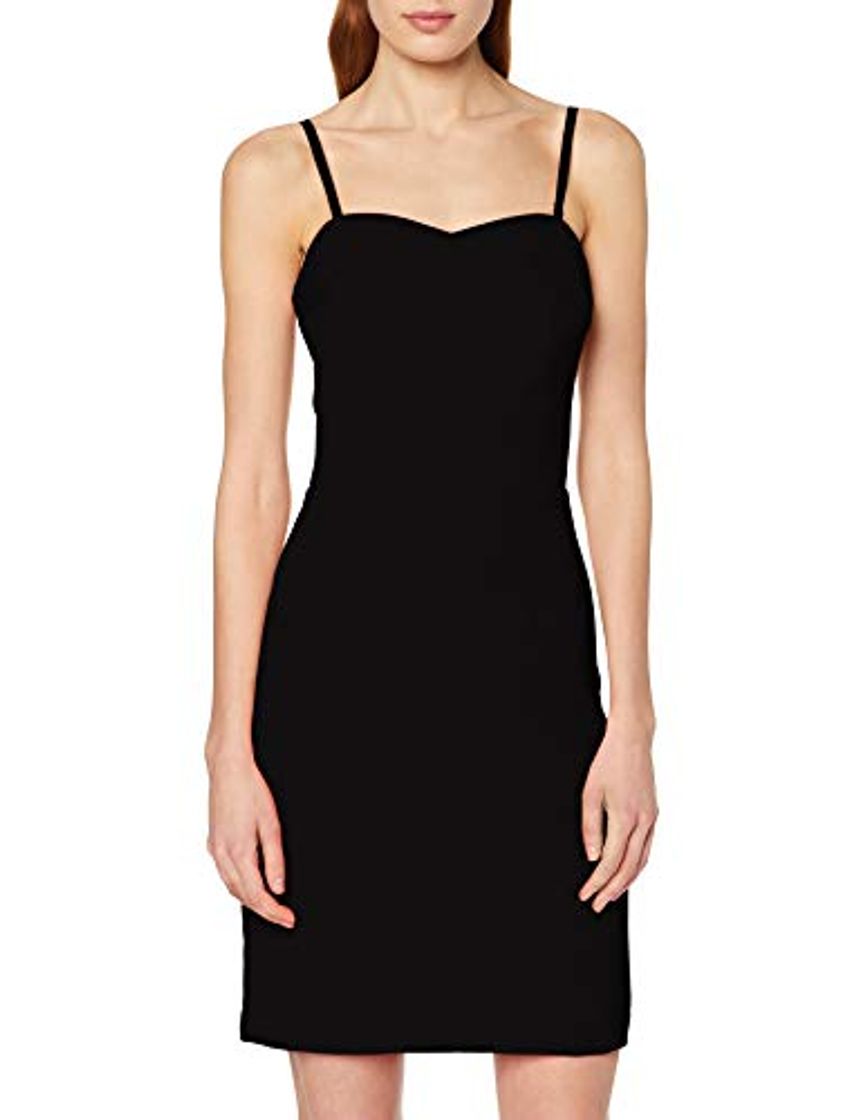 Moda Vila Clothes Vilyca Strap Dress/DC/STU Vestido, Negro