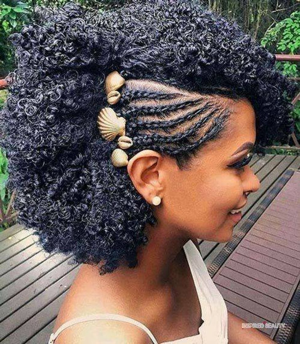 Moda Penteado com conchas 🐚