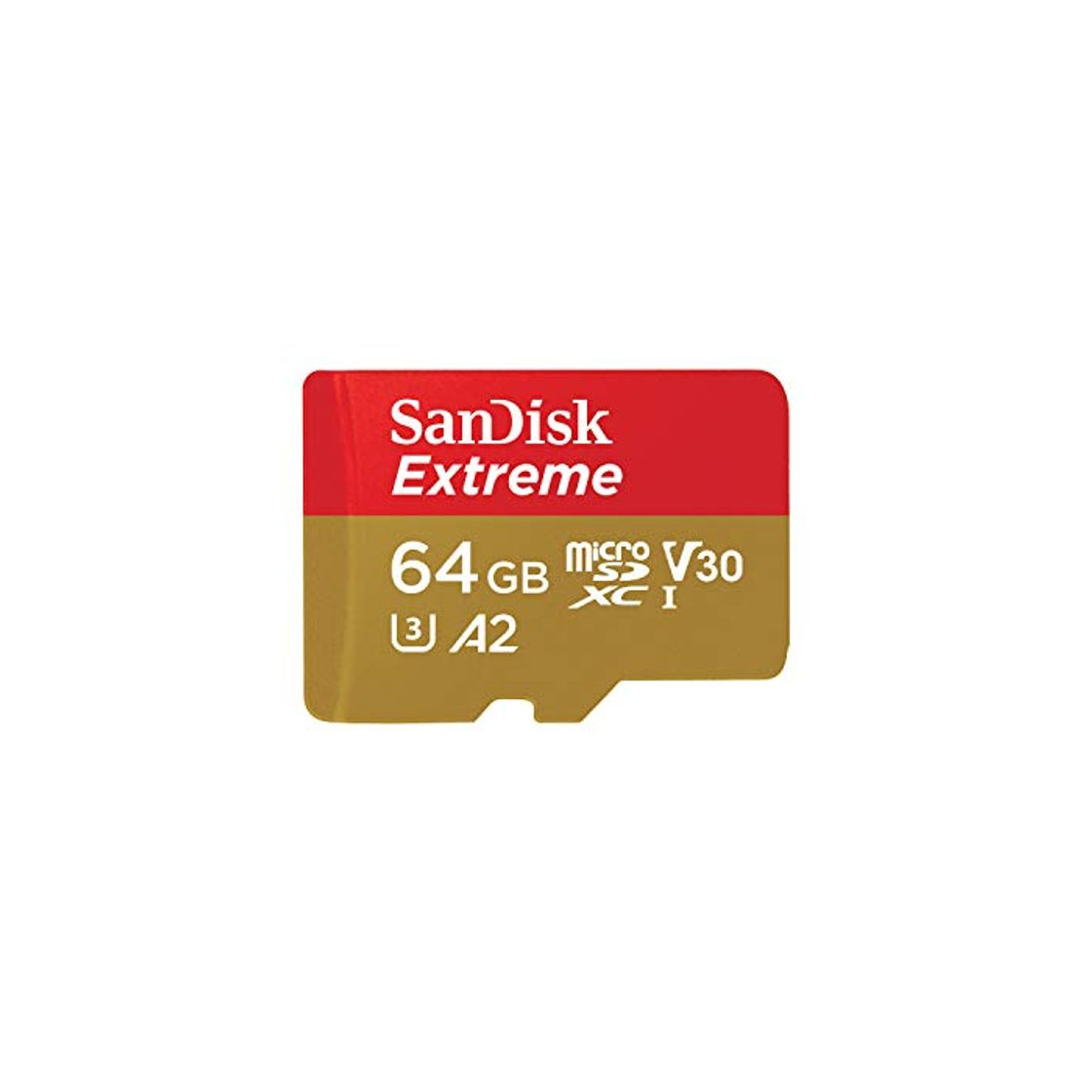 Electrónica SanDisk Extreme - Tarjeta de memoria microSDXC de 64 GB con adaptador SD