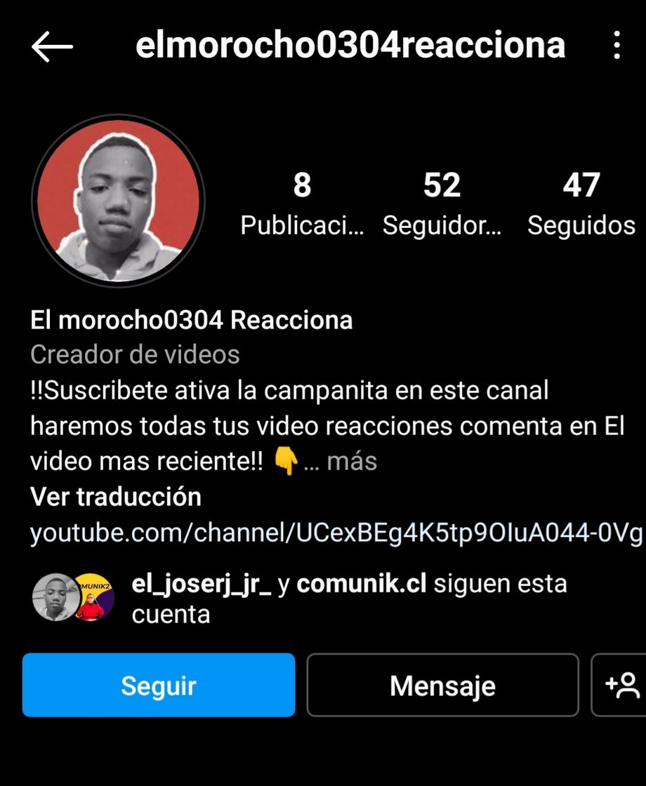 Moda Sigueme en Instagram del Canal 