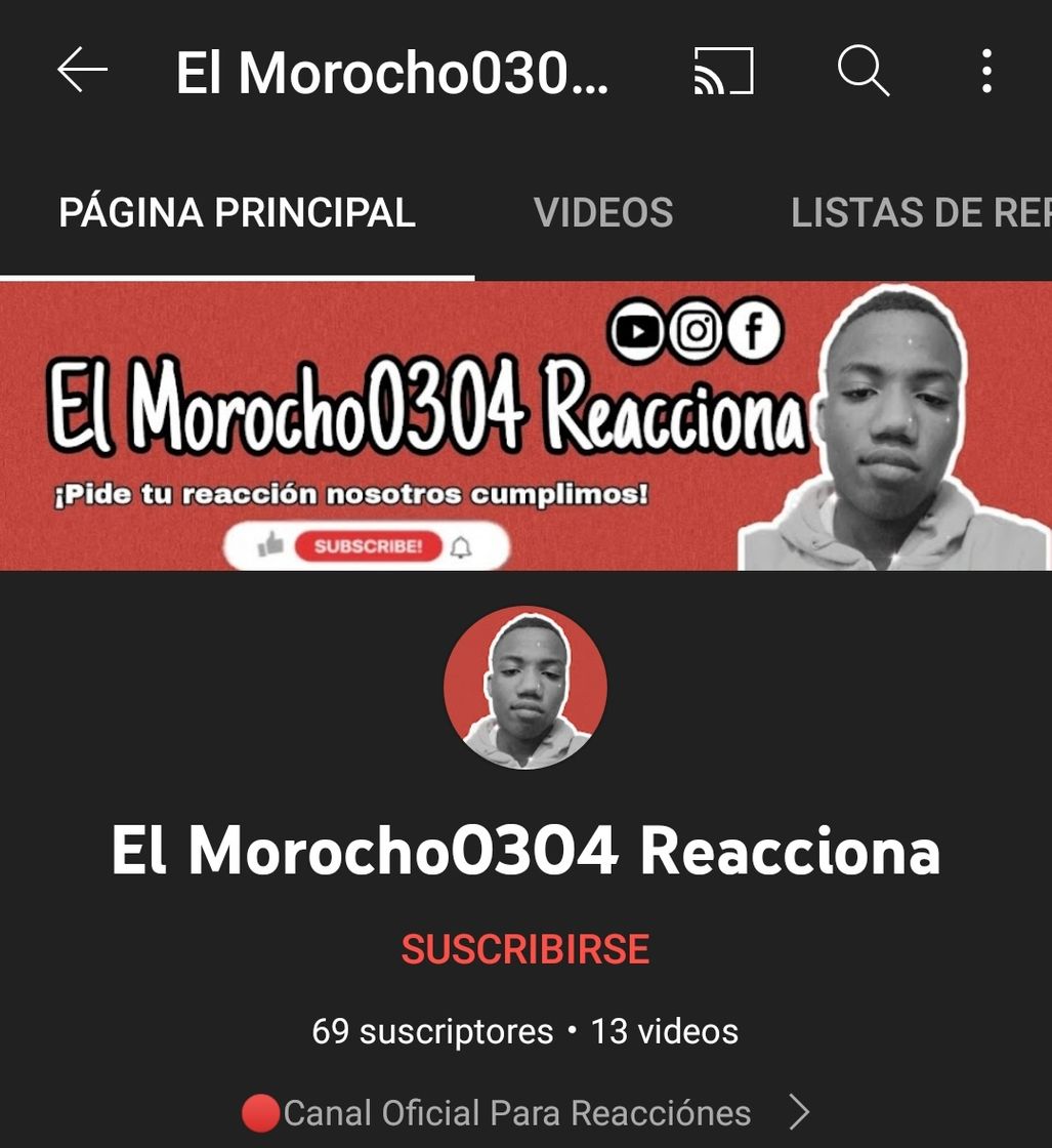 Moda Suscribete en mi canal de YouTube 