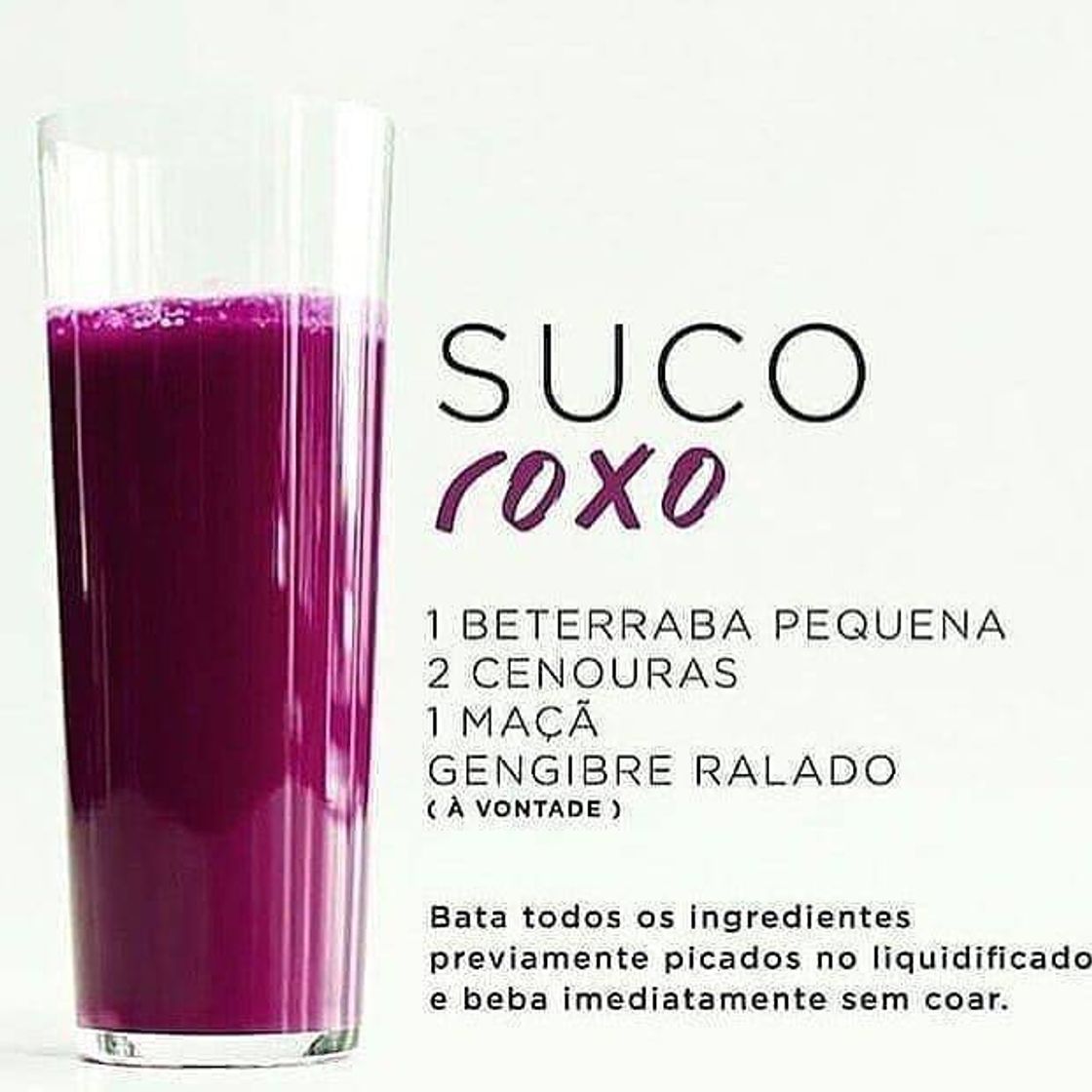 Fashion Suco roxo