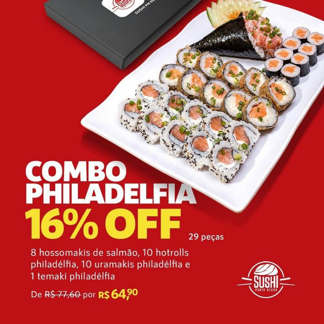 Restaurantes Sushi Ponta Negra - Unidade Cidade Nova