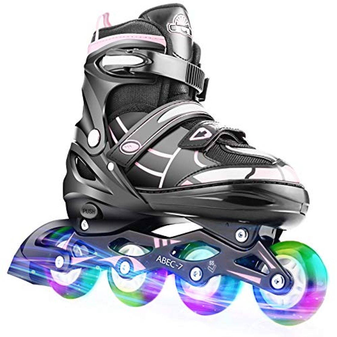 Fitness Hikole Patines en Línea para Niñas y Niños Patines 4 Ruedas Ajustable