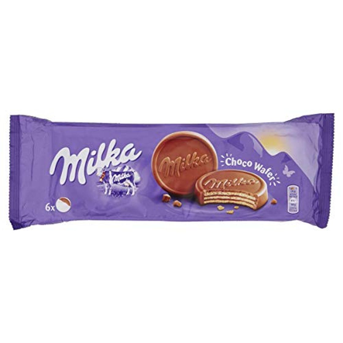 Producto Milka - Choco Wafer Barquillo de Galleta y Relleno de Chocolate con