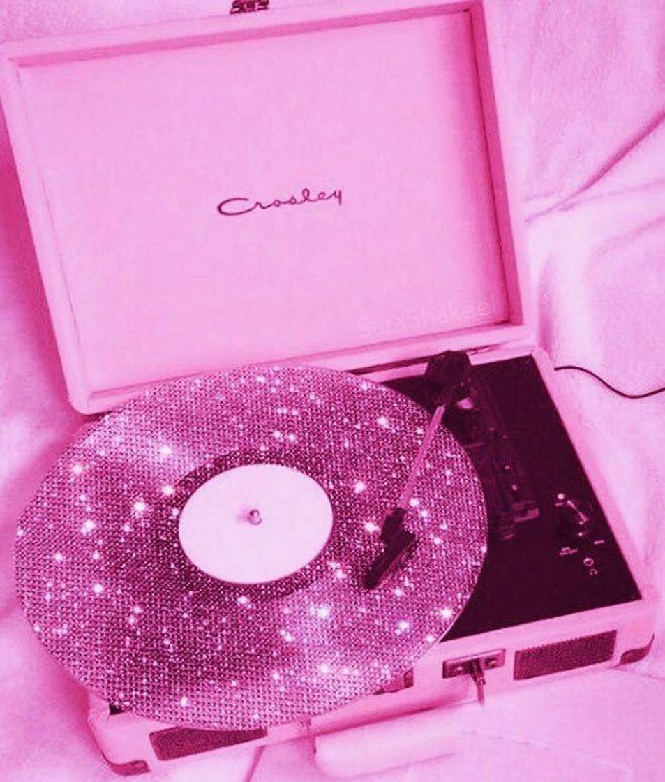 Moda Toca Discos Pink 💕💿