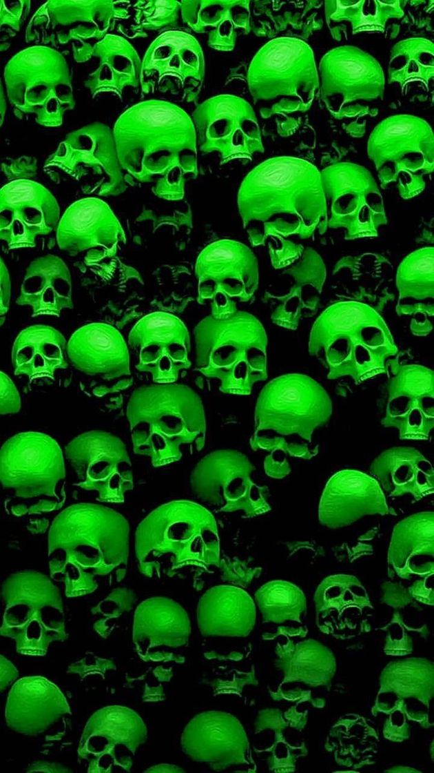 Fashion Green Skulls 💚