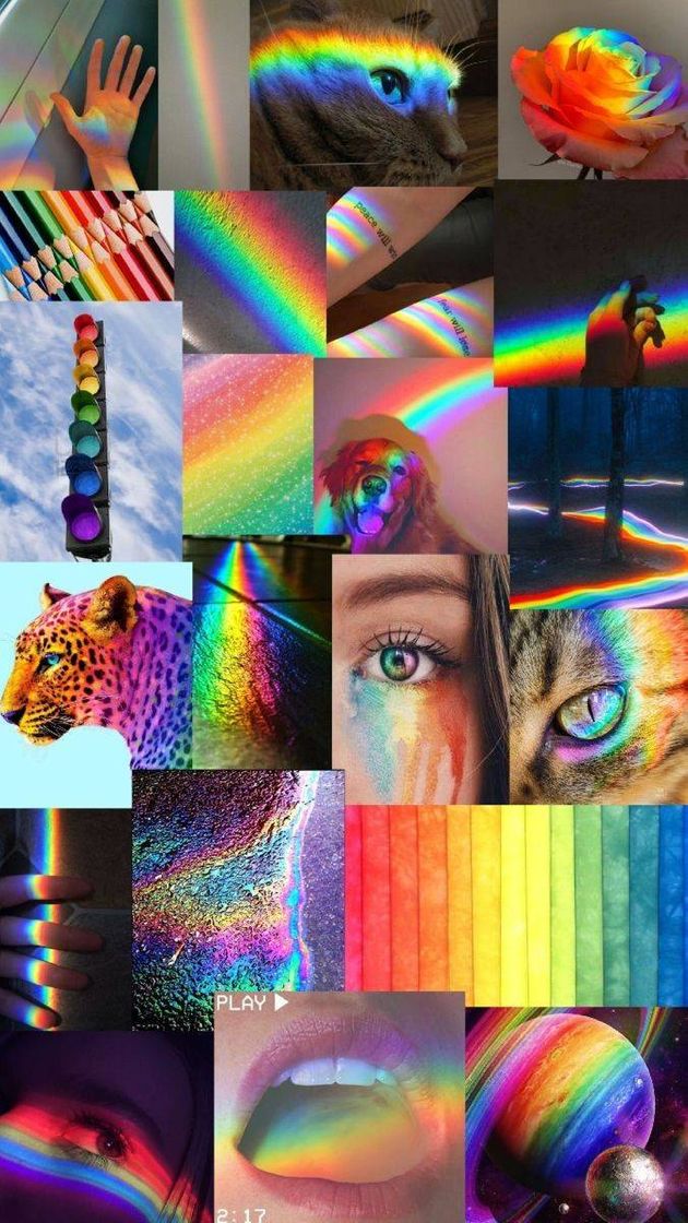 Moda Wallpaper Rainbow Aesthetic 🌈❣️