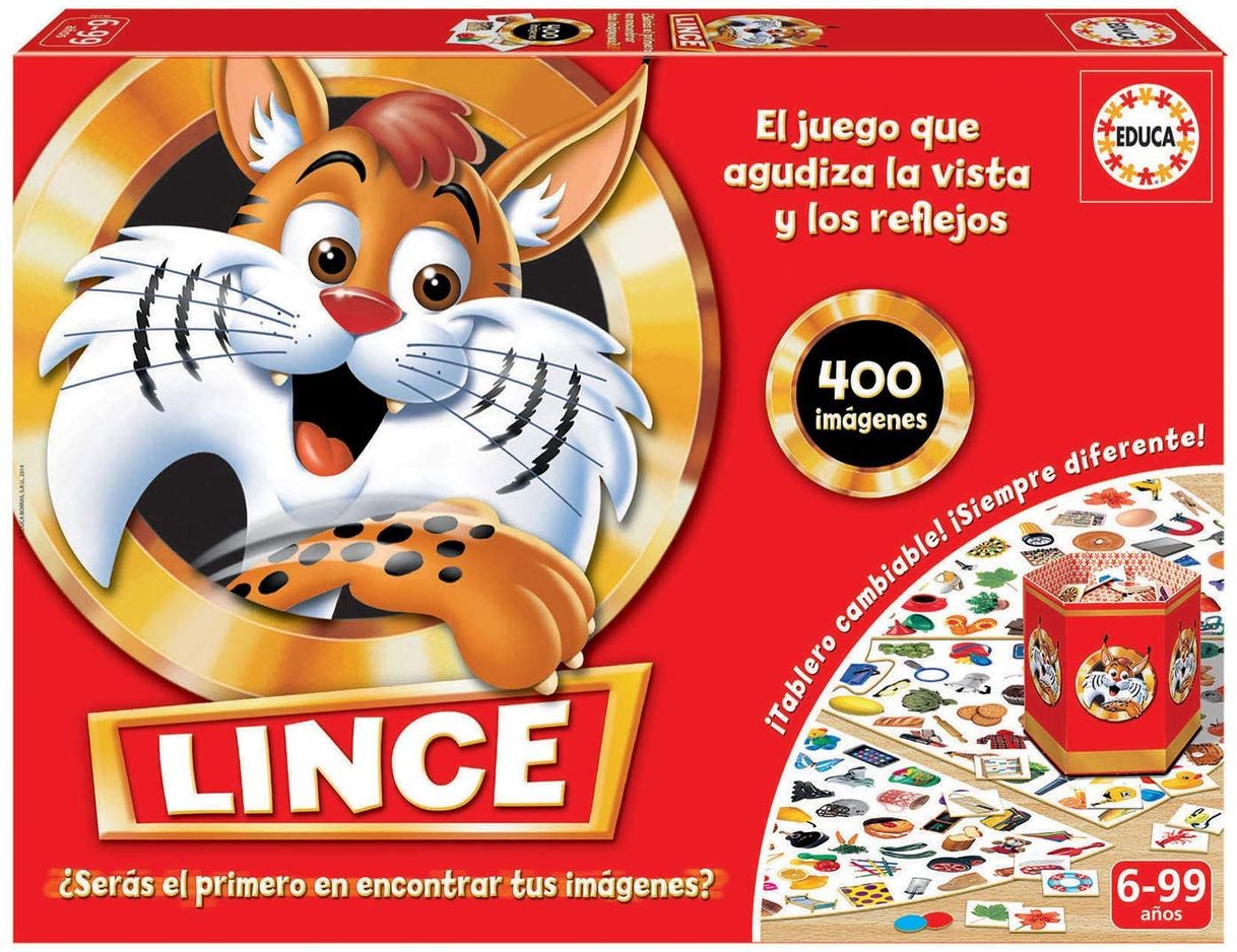 Product Educa Borrás- Lince Edición Familia con App, 400 Imágenes,