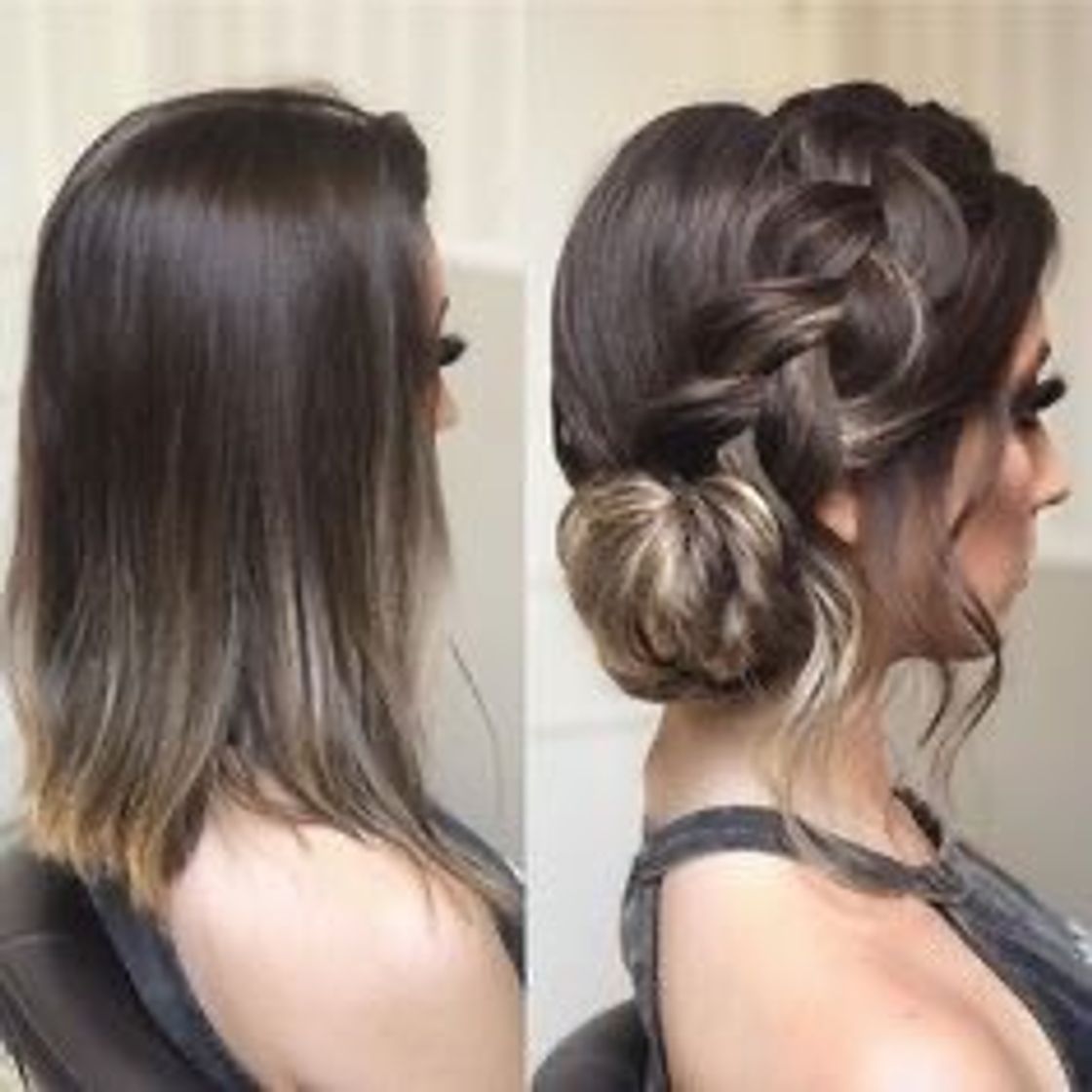 Moda Trança em cabelo liso 