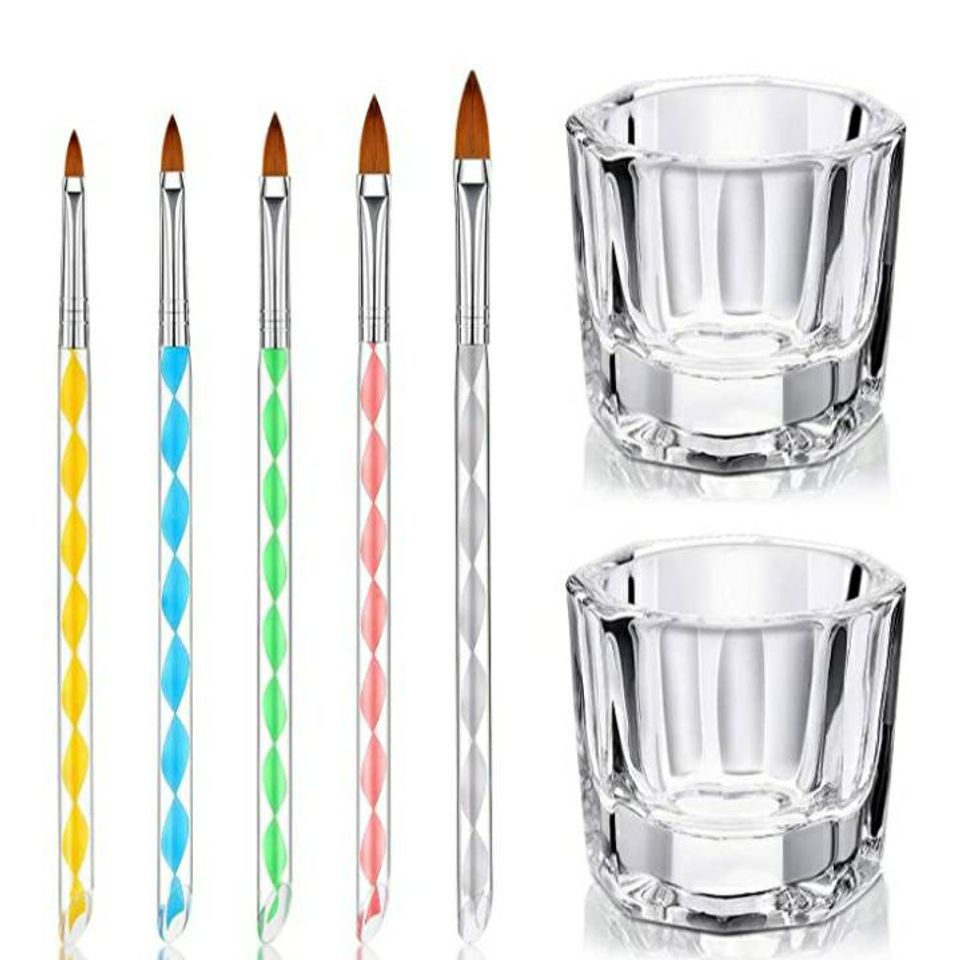 Social Pinceles para uñas acrilicas