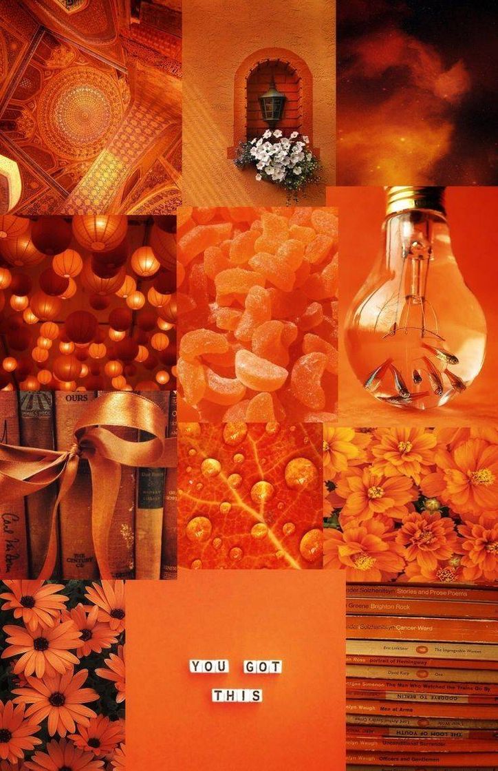 Moda 🧡🌇Wallpaper Orange🌇🧡