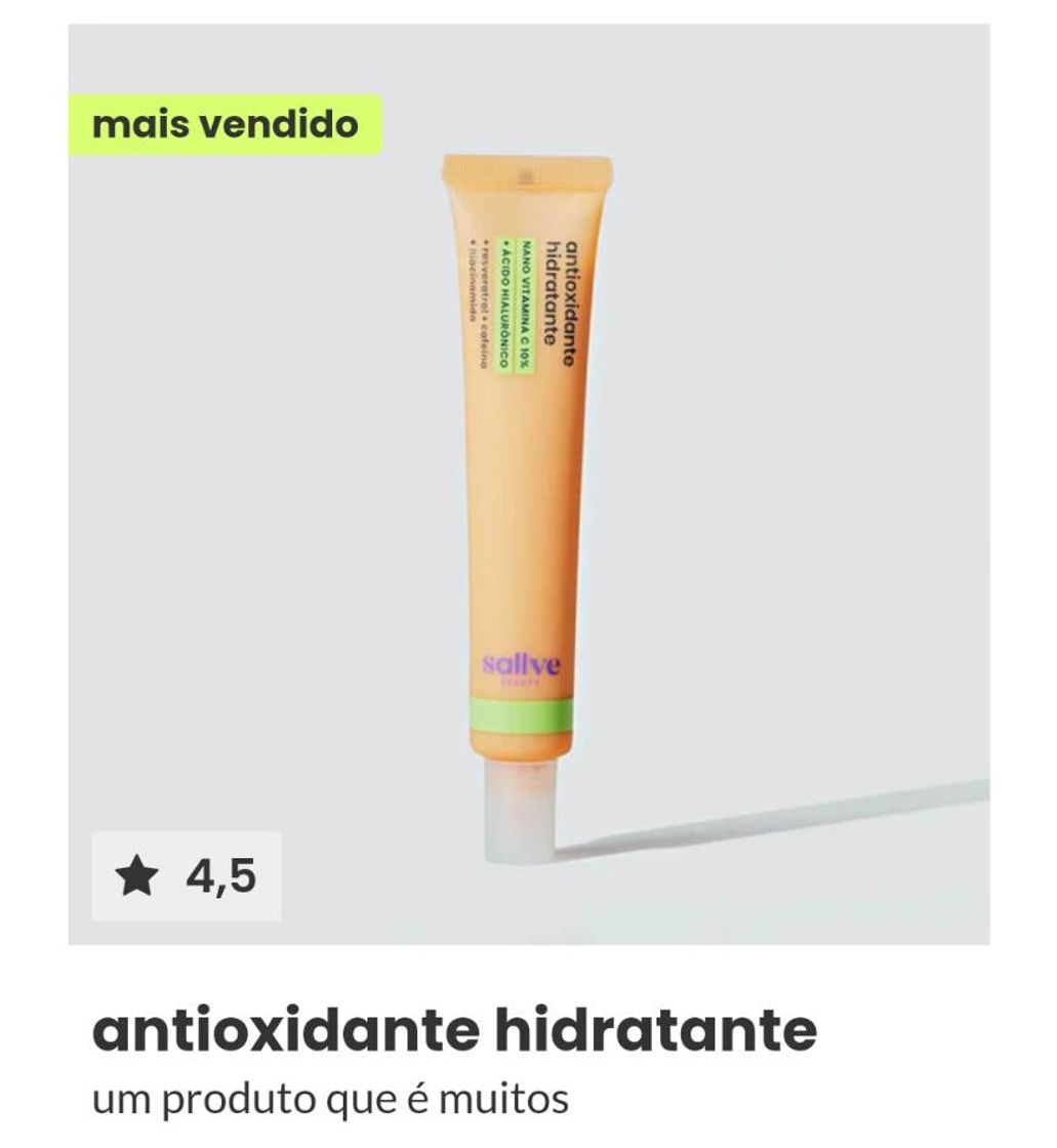 Moda salve antioxidante hidratante

