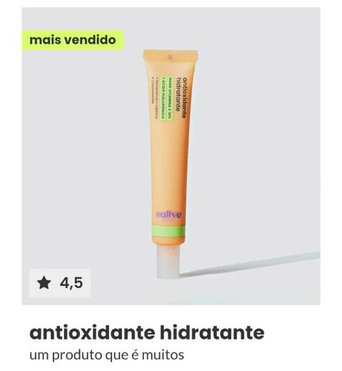 salve antioxidante hidratante

