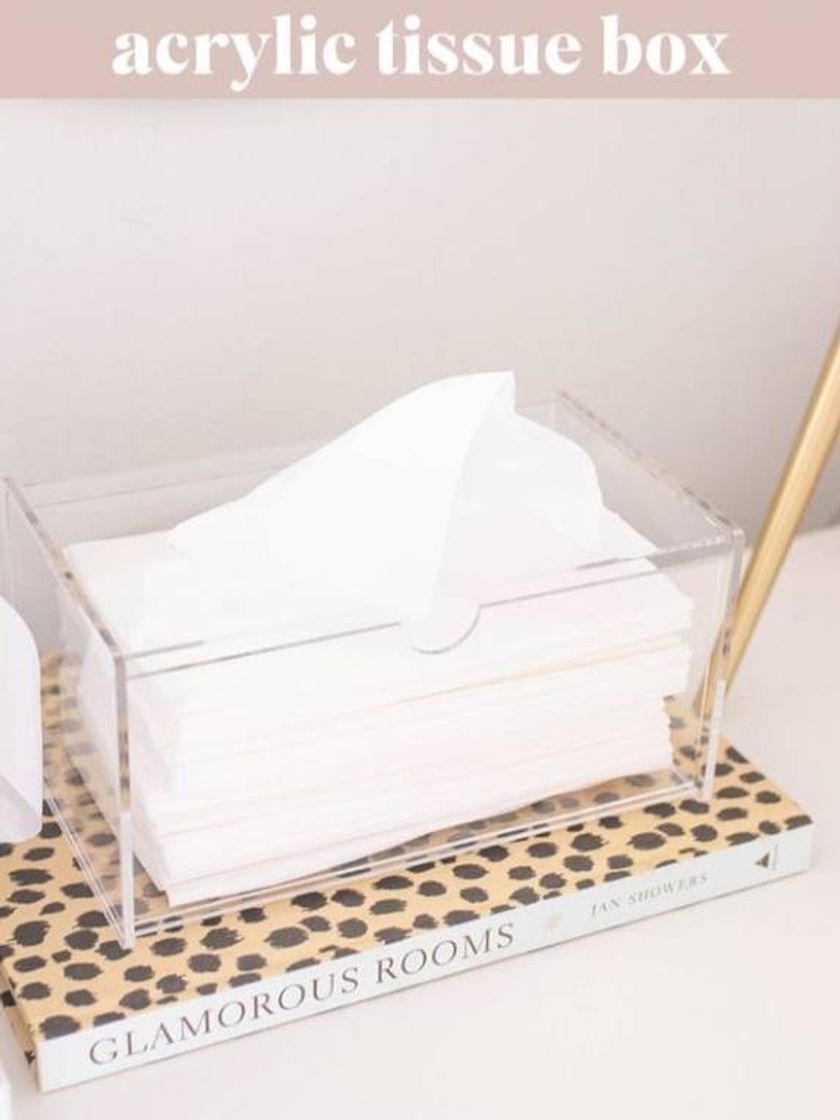 Product Acrylic tissue box