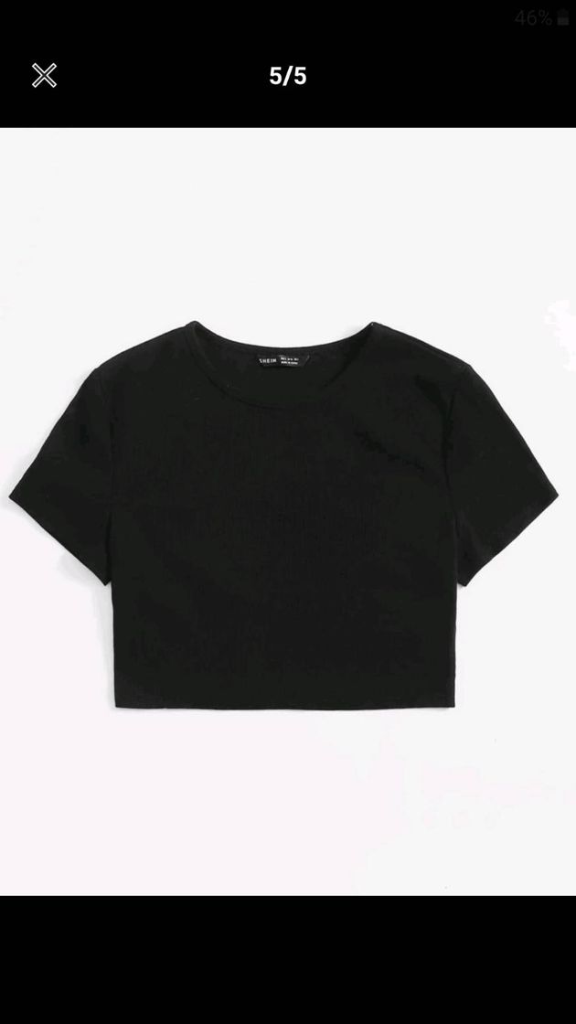 Moda Camiseta negra básica 