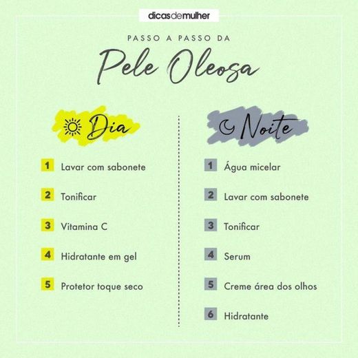 Pele oleosa dicas 😉