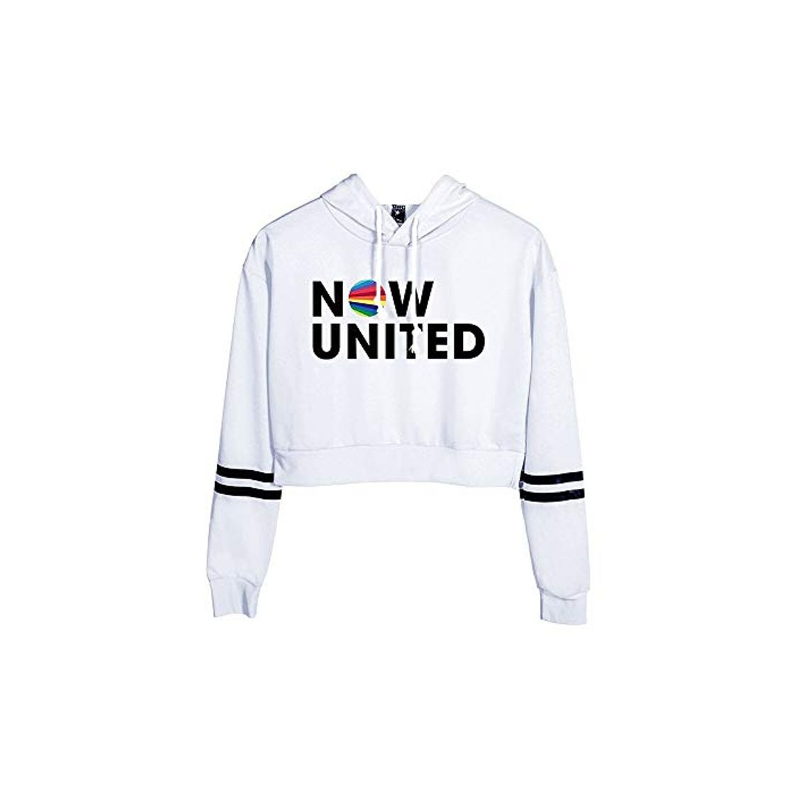 Moda 2020 Now United Crop - Sudadera con capucha para mujer