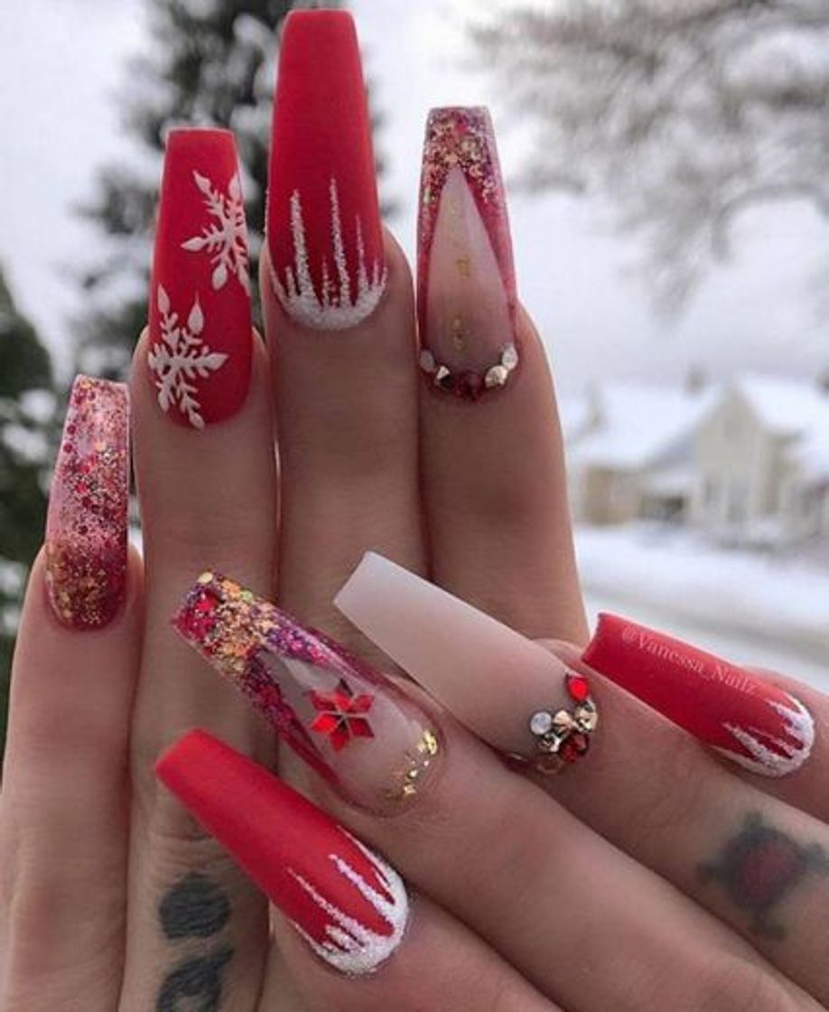 Social Unhas decoradas para o Natal