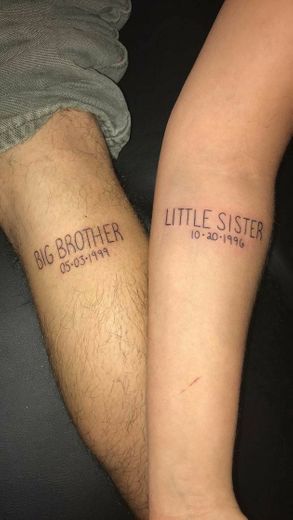 tatuagem para irmãos 