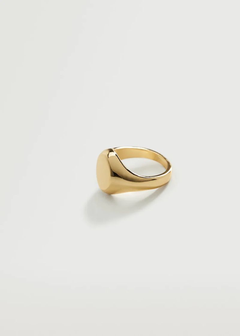 Fashion Anillo sello metálico - Mujer