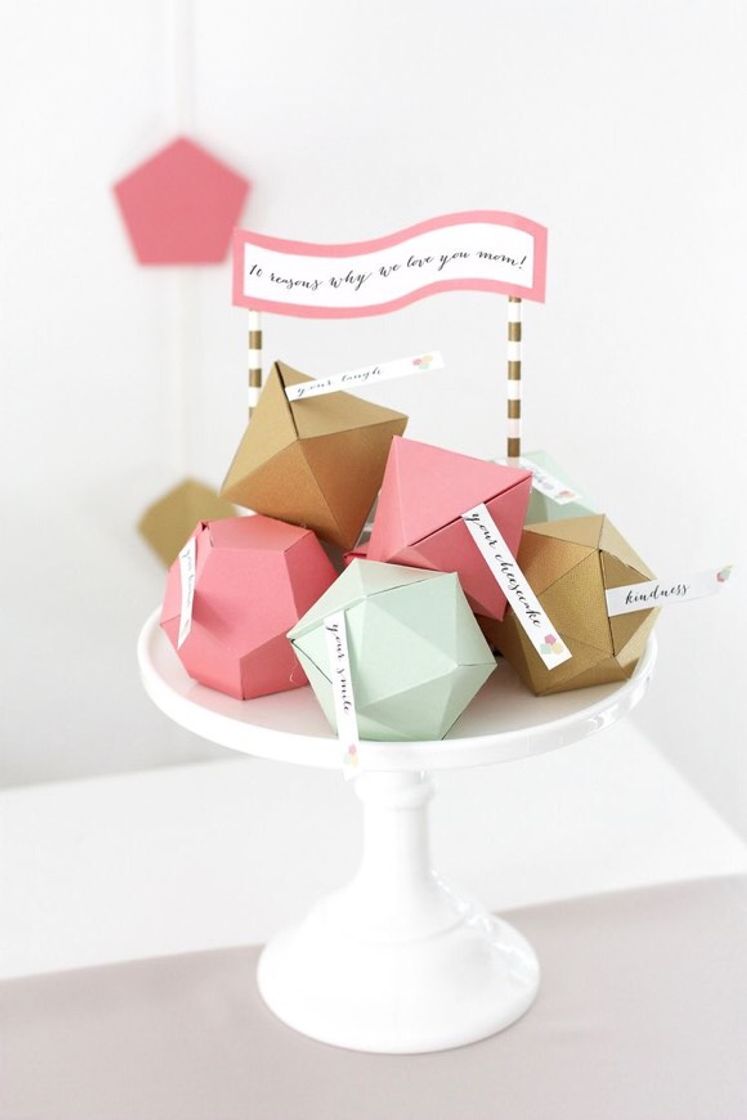 Fashion Geometric mother’s day surprise