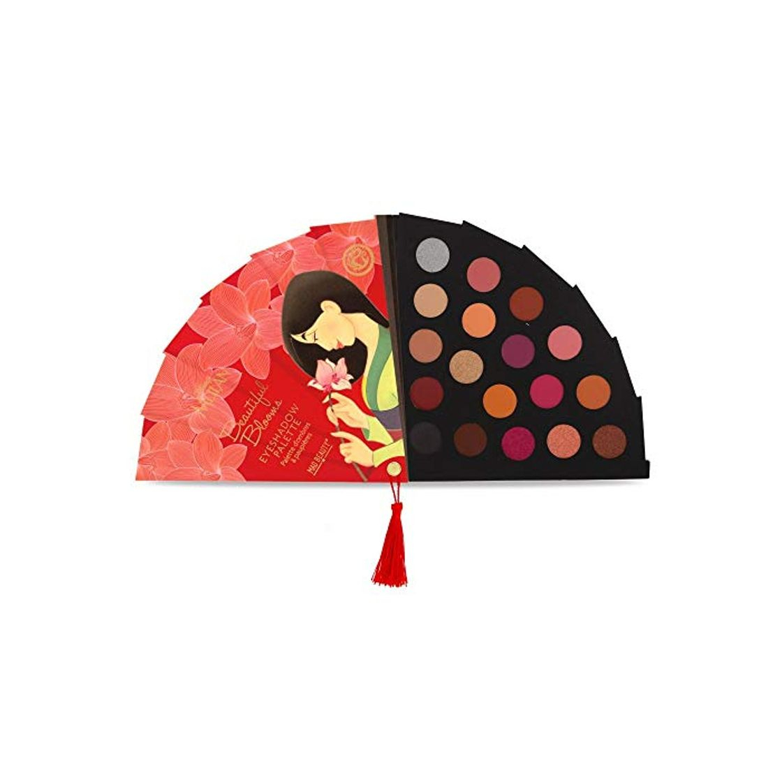 Productos MAD Beauty Paleta de 18 Sombras de Ojos Mulan Licencia Oficial Disney 900 g