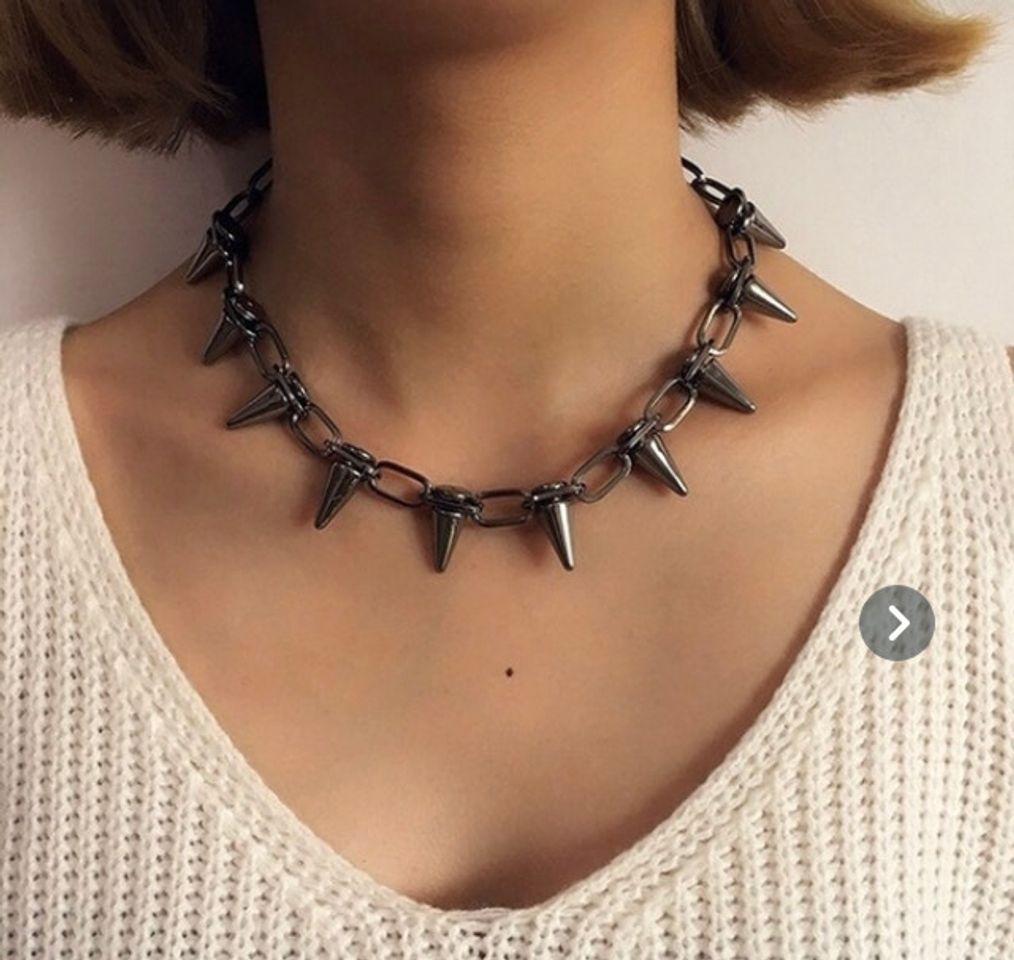 Moda Choker silver spike 