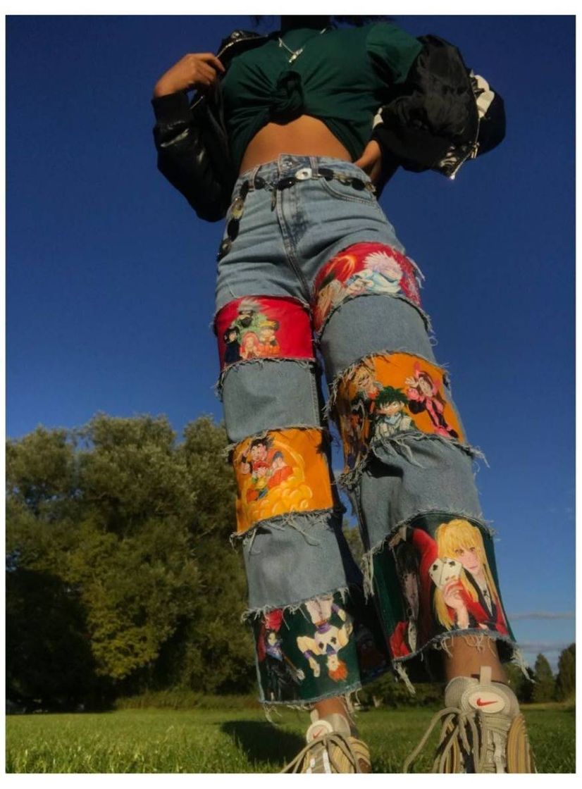 Fashion ⚡Printed jeans ⚡