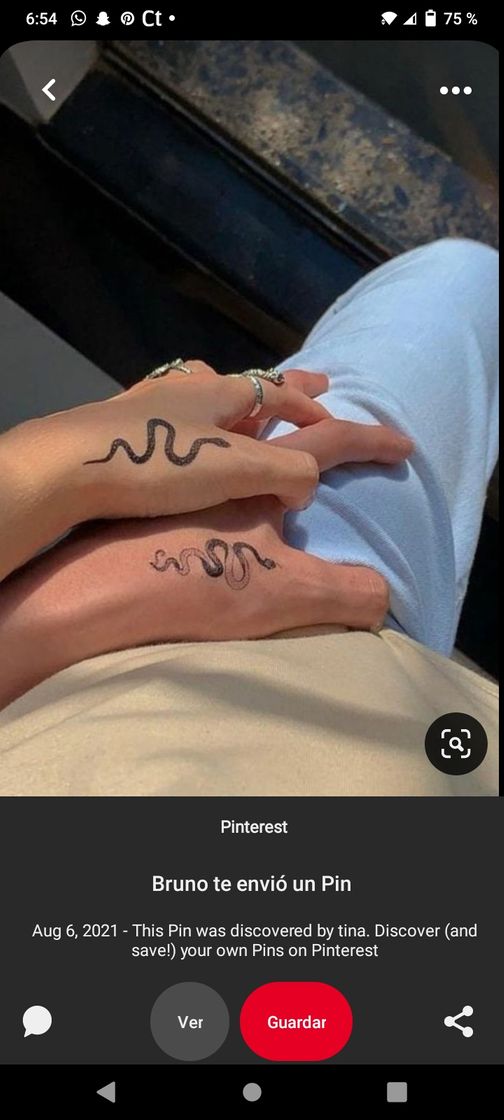 Social Tatto en pareja