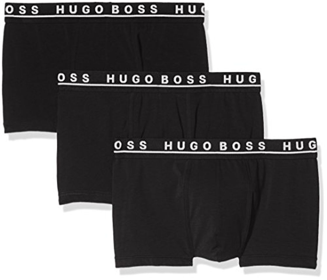 Moda BOSS Trunk CO/EL Bóxer, Negro