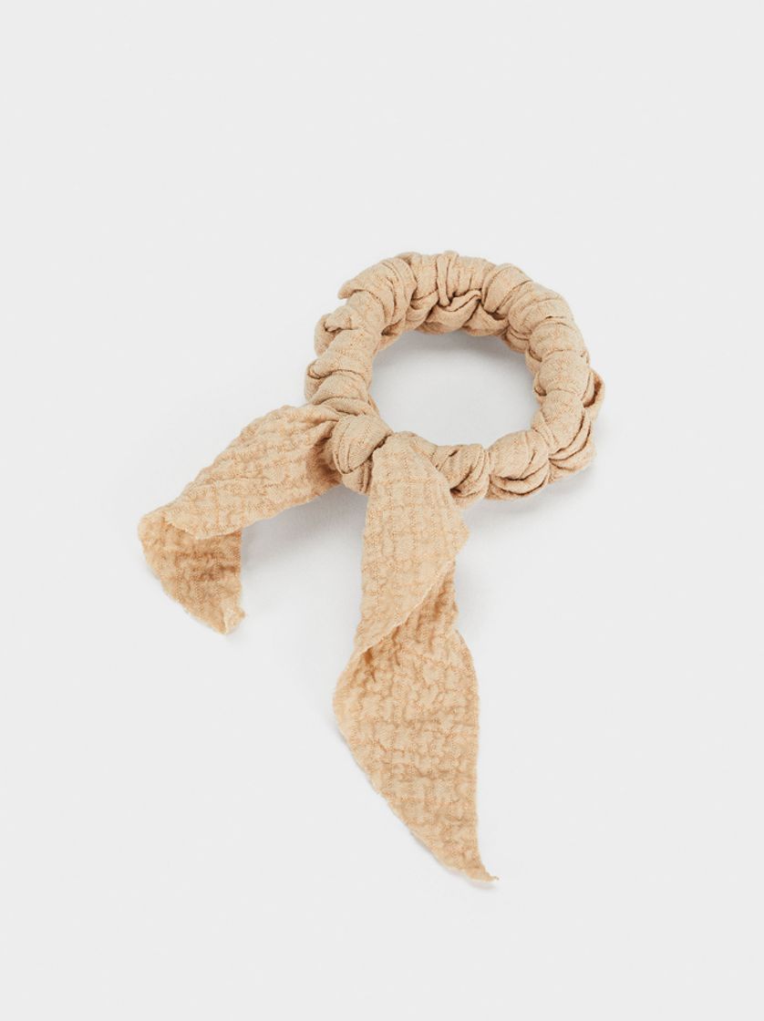 Moda Scrunchie com laço 