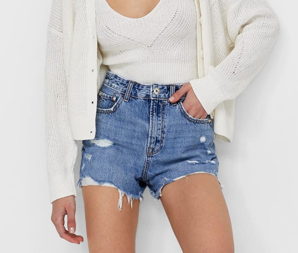 Moda Short Denim Rotos