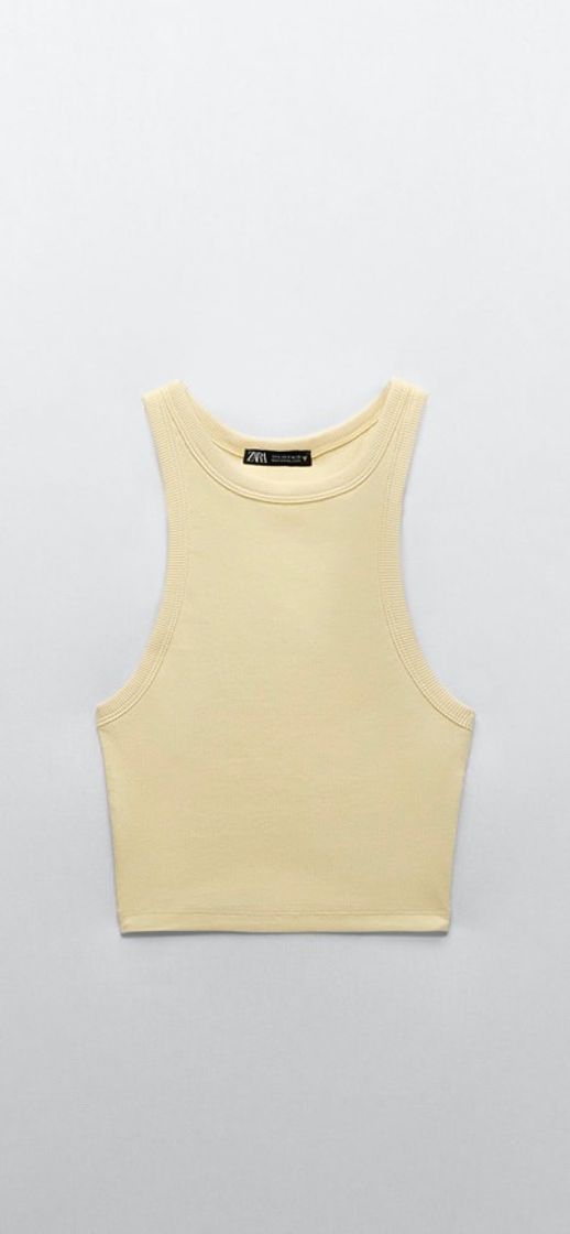yellow basic top