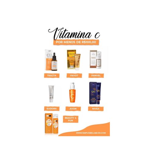 Vitamina C por menos de R$100