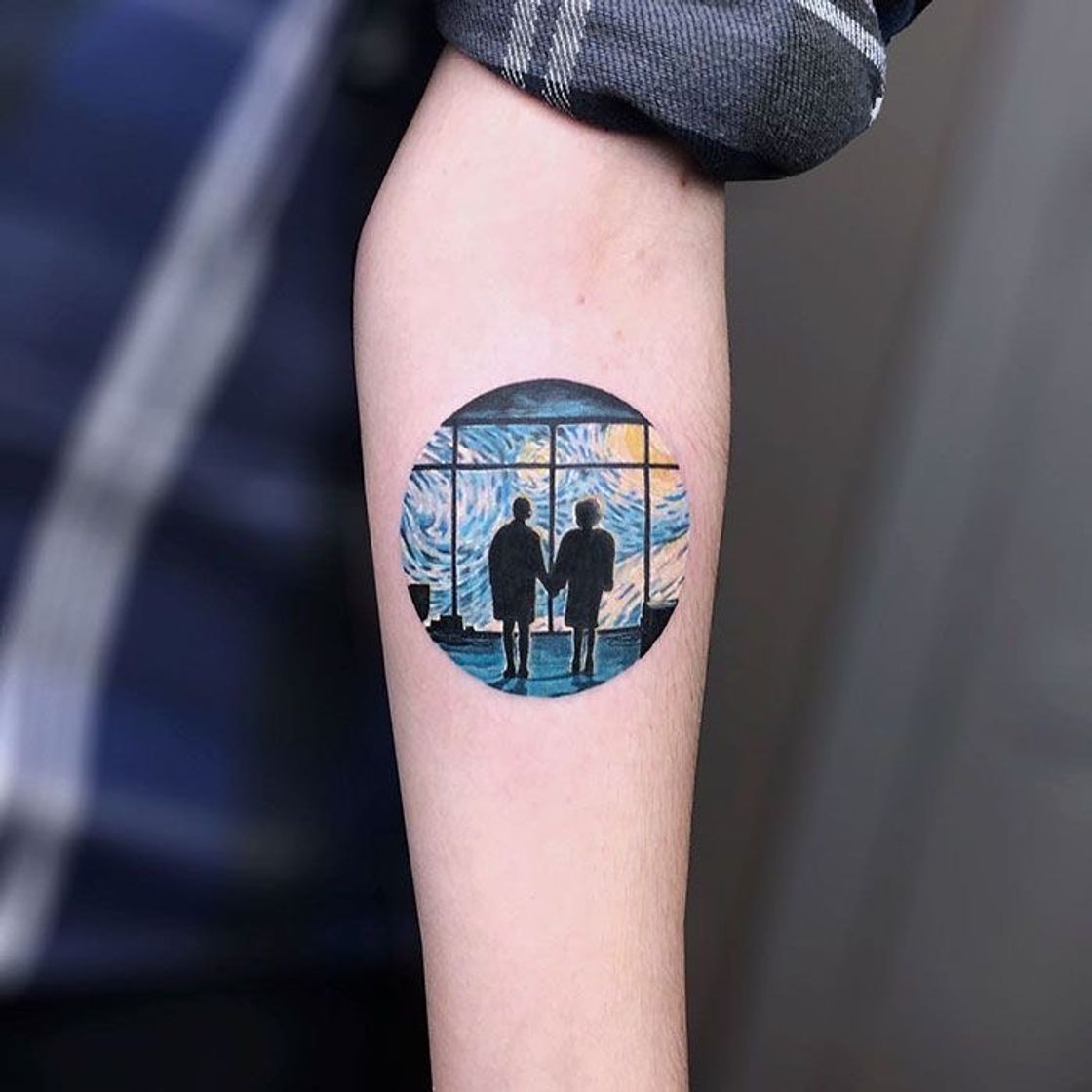 Moda Fight Club + Van Gogh Tattoo