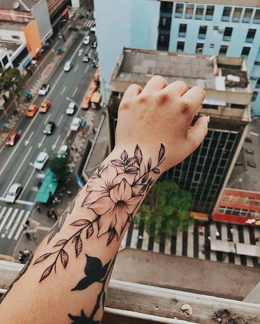 Moda Tatoo floral