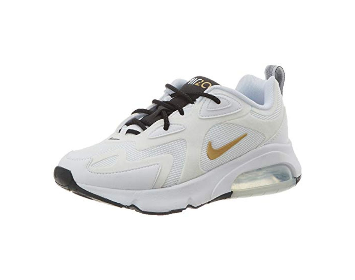 Moda Nike W Air MAX 200, Zapatillas para Correr para Mujer, White