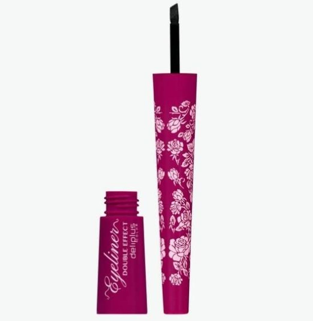 Moda Perfilador de ojos eyeliner Double Effect Deliplus negro