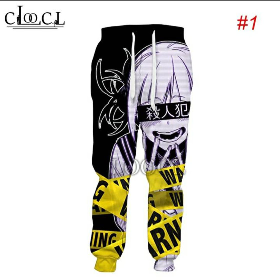 Moda Calça Estilo Hip-Hop com Estampa 3D do Anime My Hero Academy