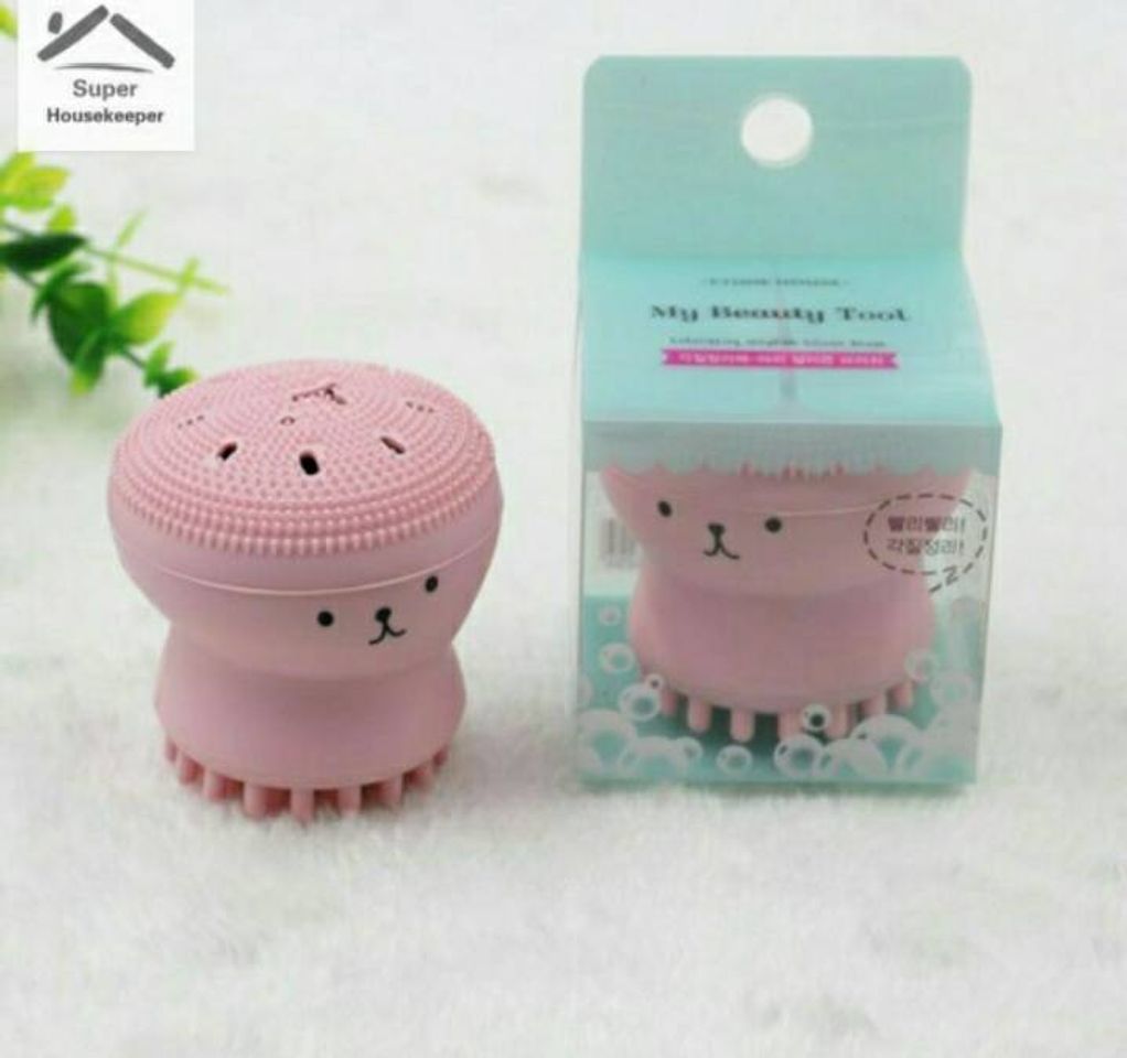 Fashion Jmall Jellyfish Polvo Escova De Limpeza Facial De Silicone