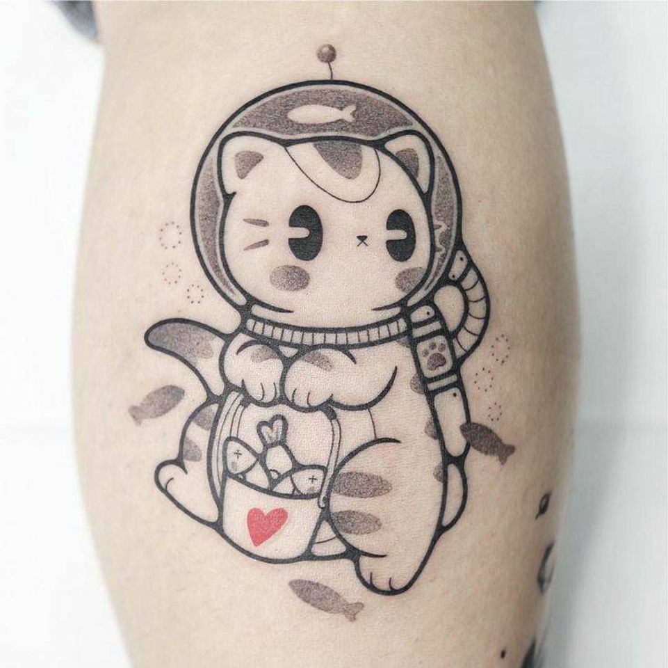 Moda Tattoo gatinho