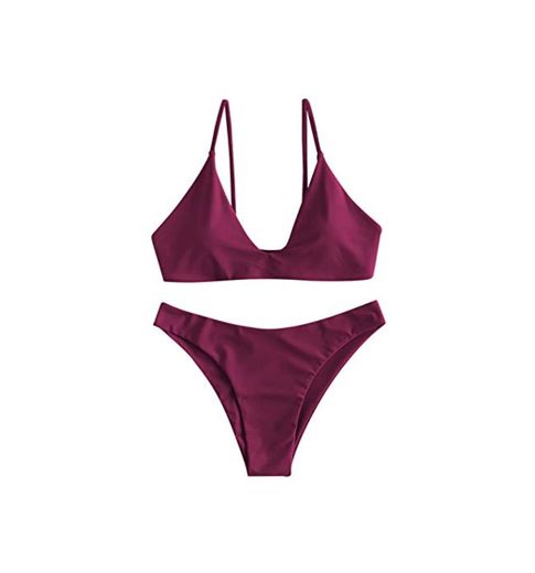 ZAFUL Bikini triángulo Push Up para mujer