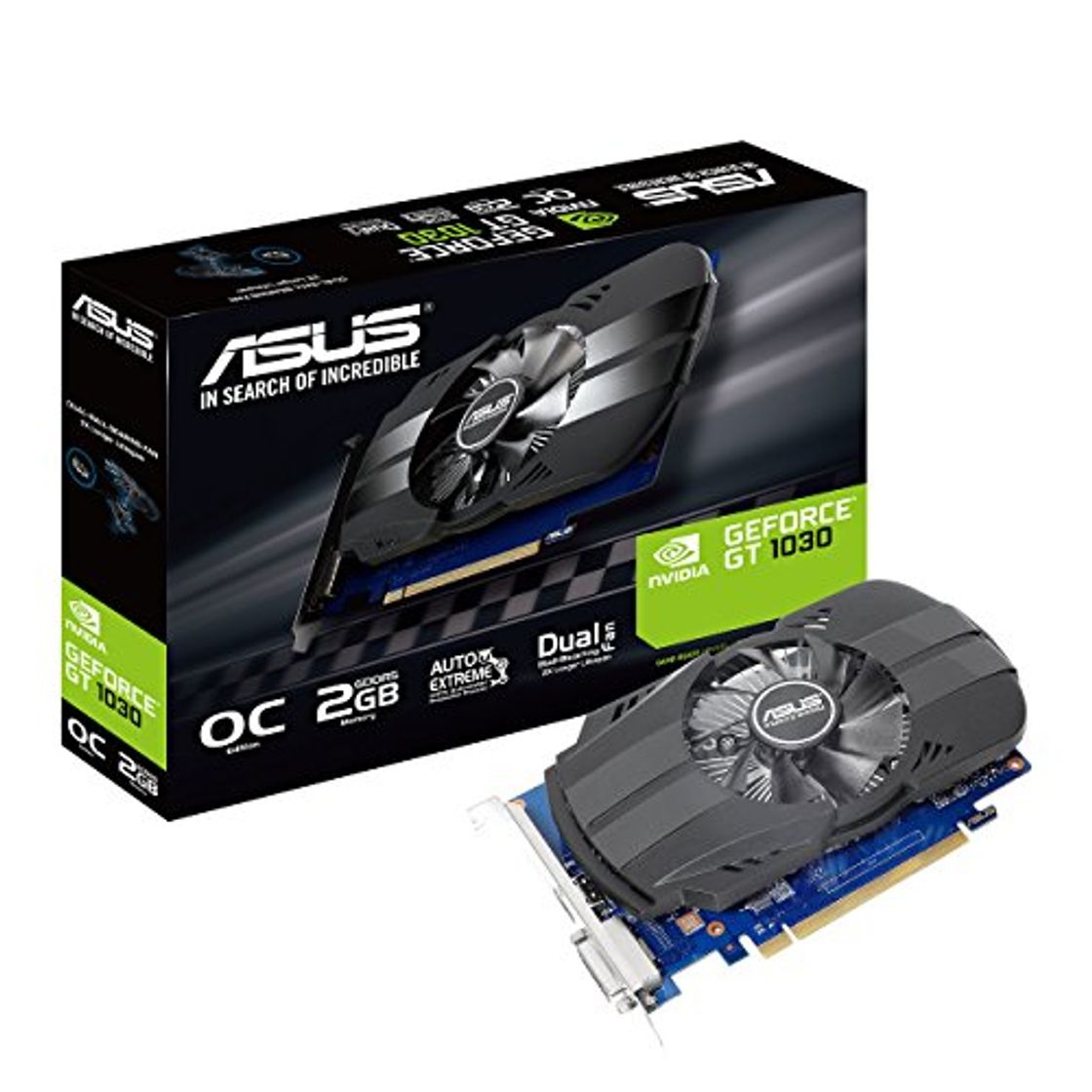 Social ASUS PH-GT1030-O2G - Tarjeta gráfica