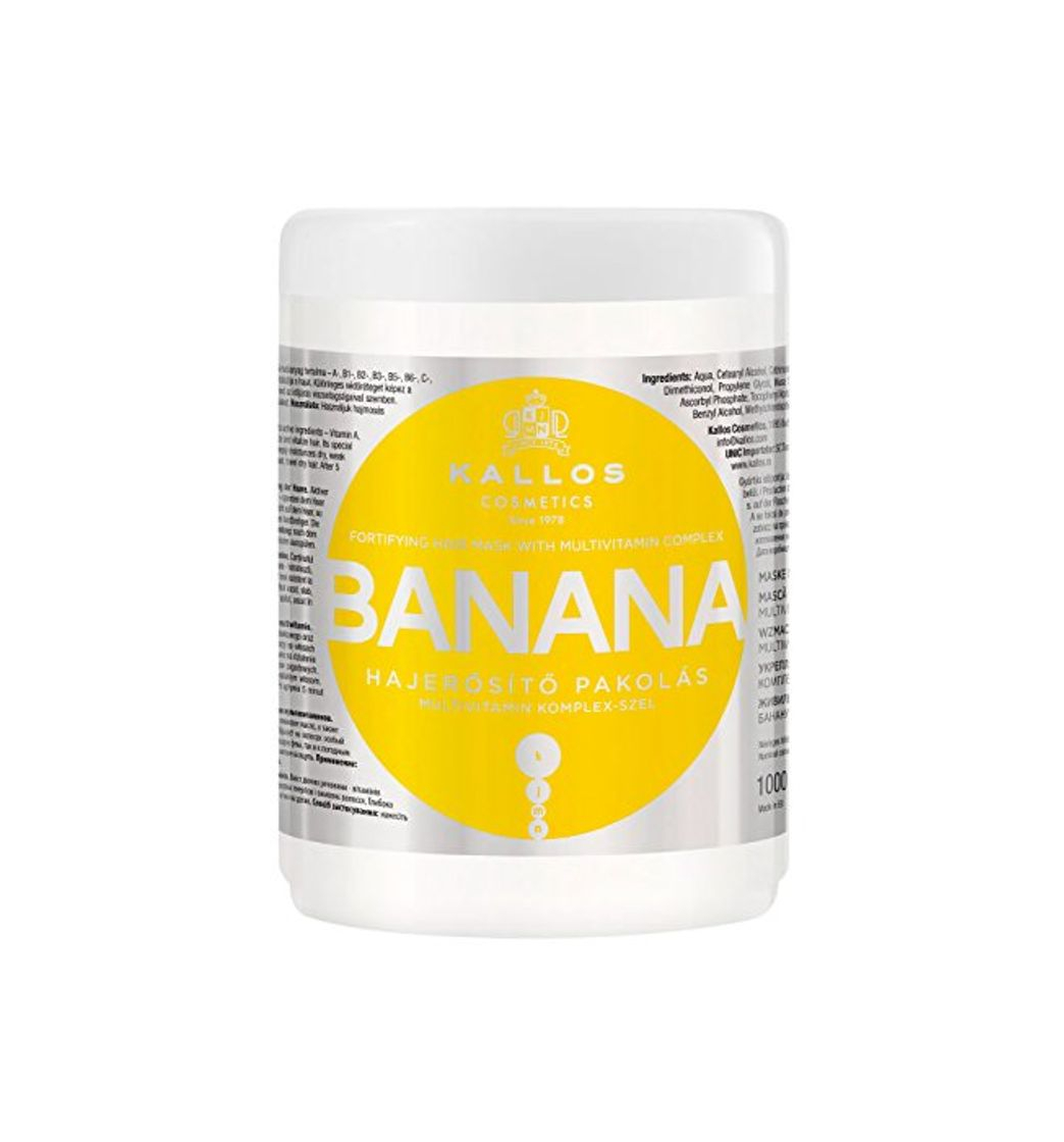 Belleza Kallos Banana - mascarillas para el cabello