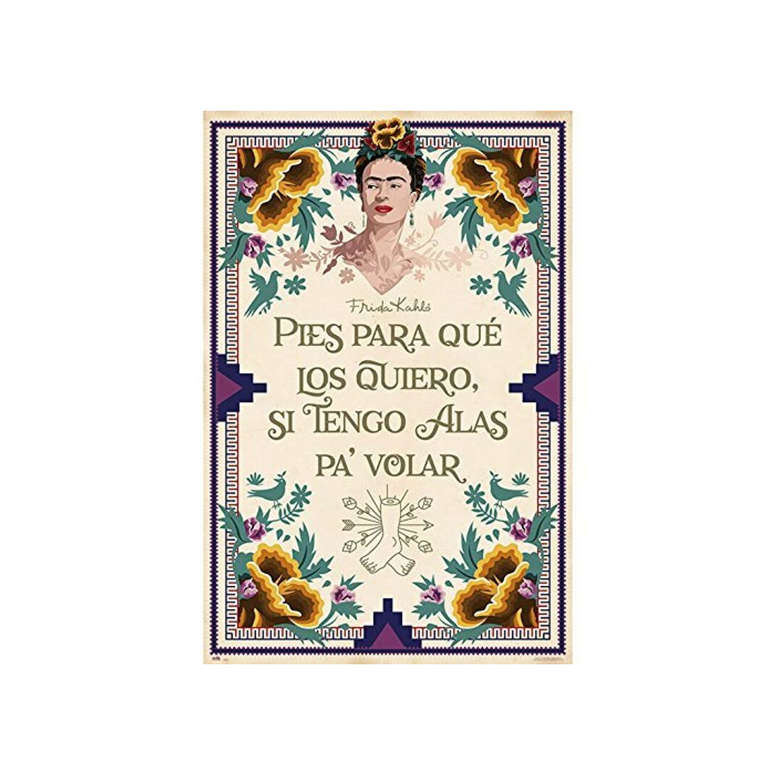 Products Grupo Erik Editores   Poster Frida Kahlo