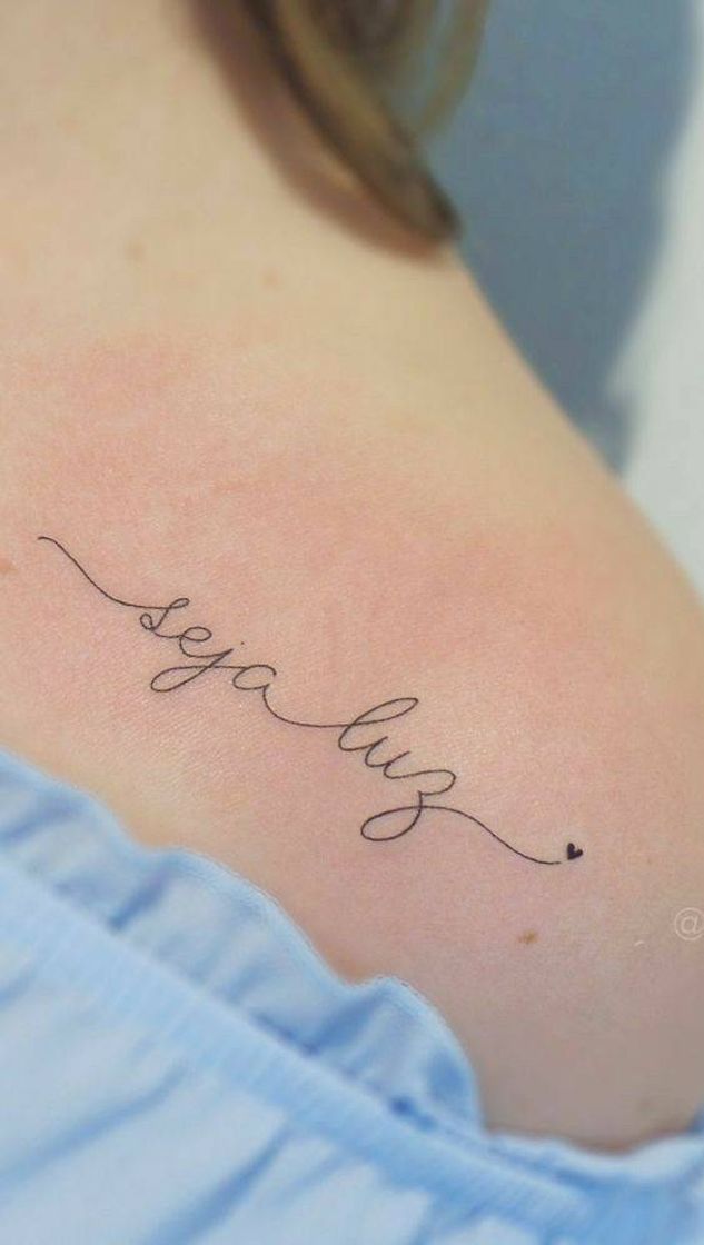 Fashion Tatuagem de frase 