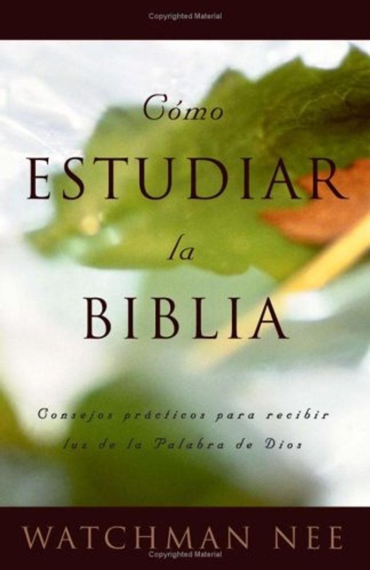 Books Como Estudiar la Biblia